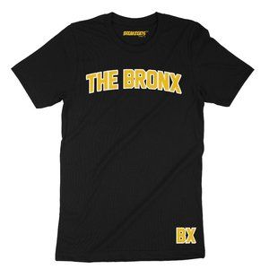 The Bronx Sport Color Black T-Shirt - New York BX Borough Hip Hop Rap Culture
